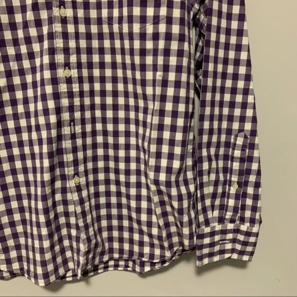 J.Crew 100% Cotton Men's Plaid Classic Button Down Shirt Large long sleeve L - Picture 4 of 11